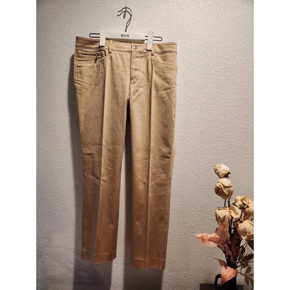 LNWOT‎ auren Ralph Lauren Petite Beige Cotton Blend Pants Women's 8P  Career